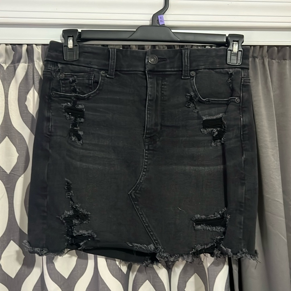 American Eagle Black Mini Skirt